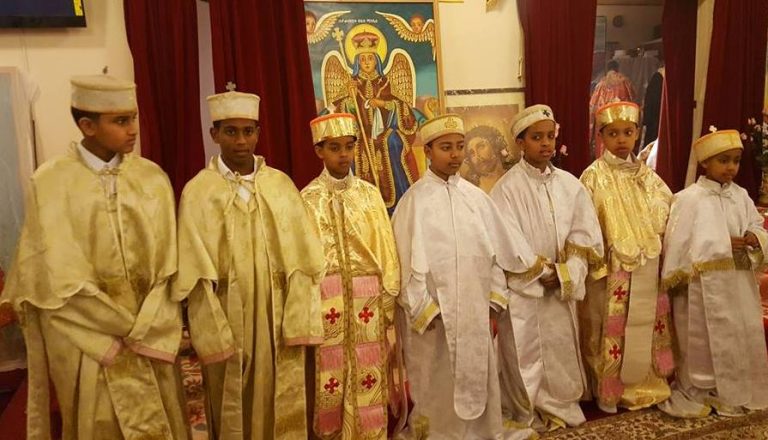Us Center Of Mahibere Kidusan Ordains Deacons Ethiopian Orthodox